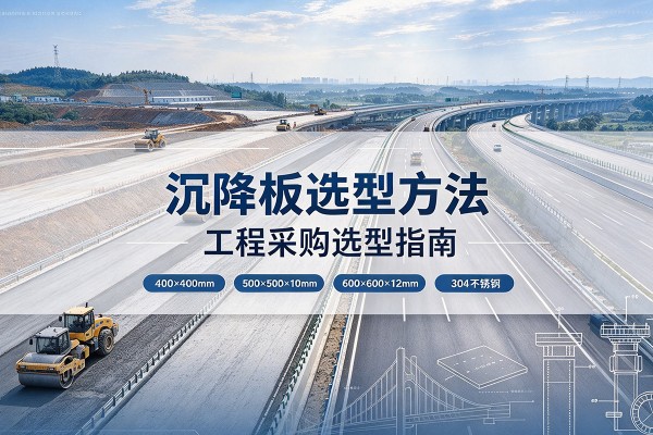 江汉沉降板选择方法