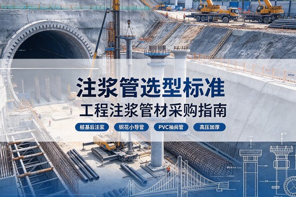 江汉注浆管选型标准