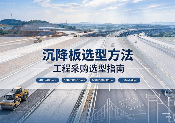江汉沉降板选择方法