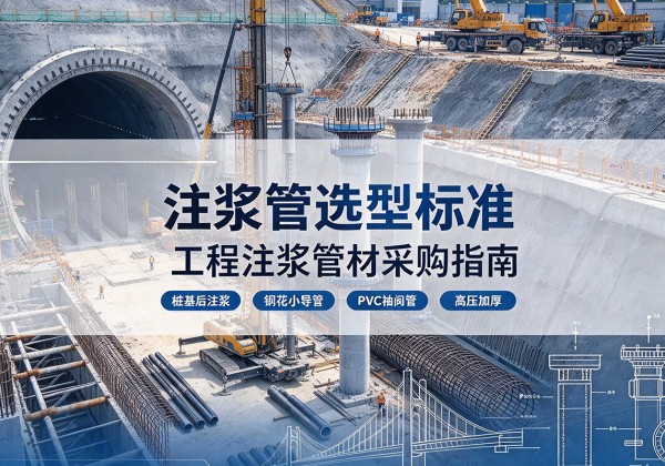 江汉注浆管选型标准